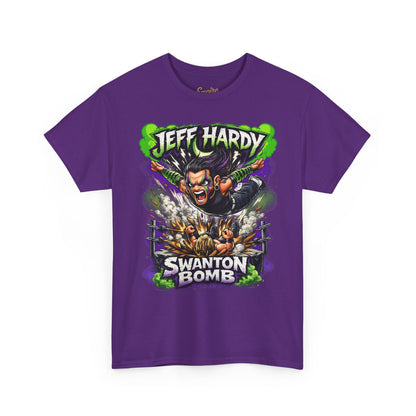 "Swanton Bomb" Graphic Tee — Pro Wrestler Vintage-Style Wrestling Shirt
