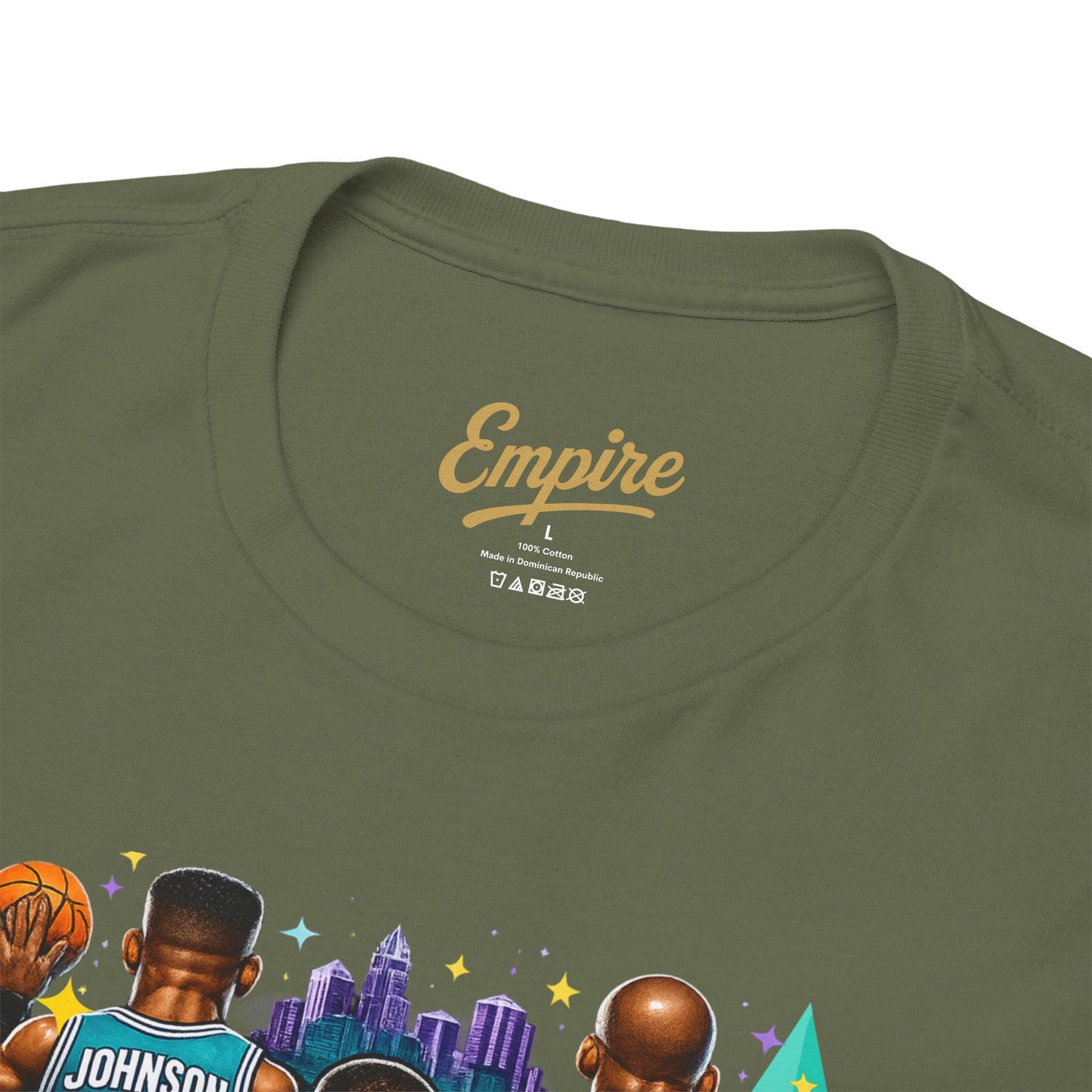Charlotte Hornets Basketball T-Shirt — Team Player Caricature Tee