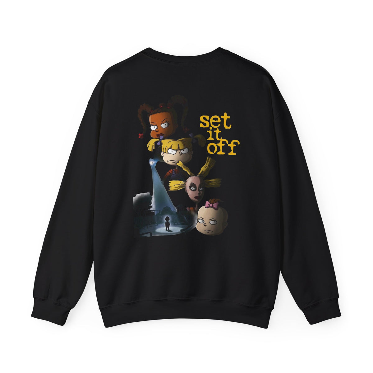 Set It Off "Girls of Rugrats" Graphic Sweatshirt — Retro Cartoon Crewneck