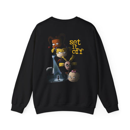 Set It Off "Girls of Rugrats" Graphic Sweatshirt — Retro Cartoon Crewneck