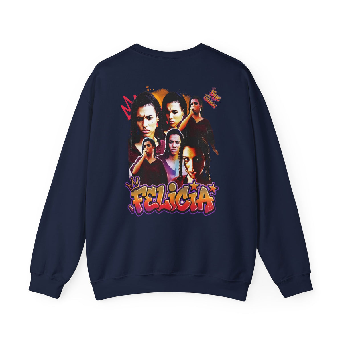 Bye Felicia Vintage Portrait Crewneck Sweatshirt