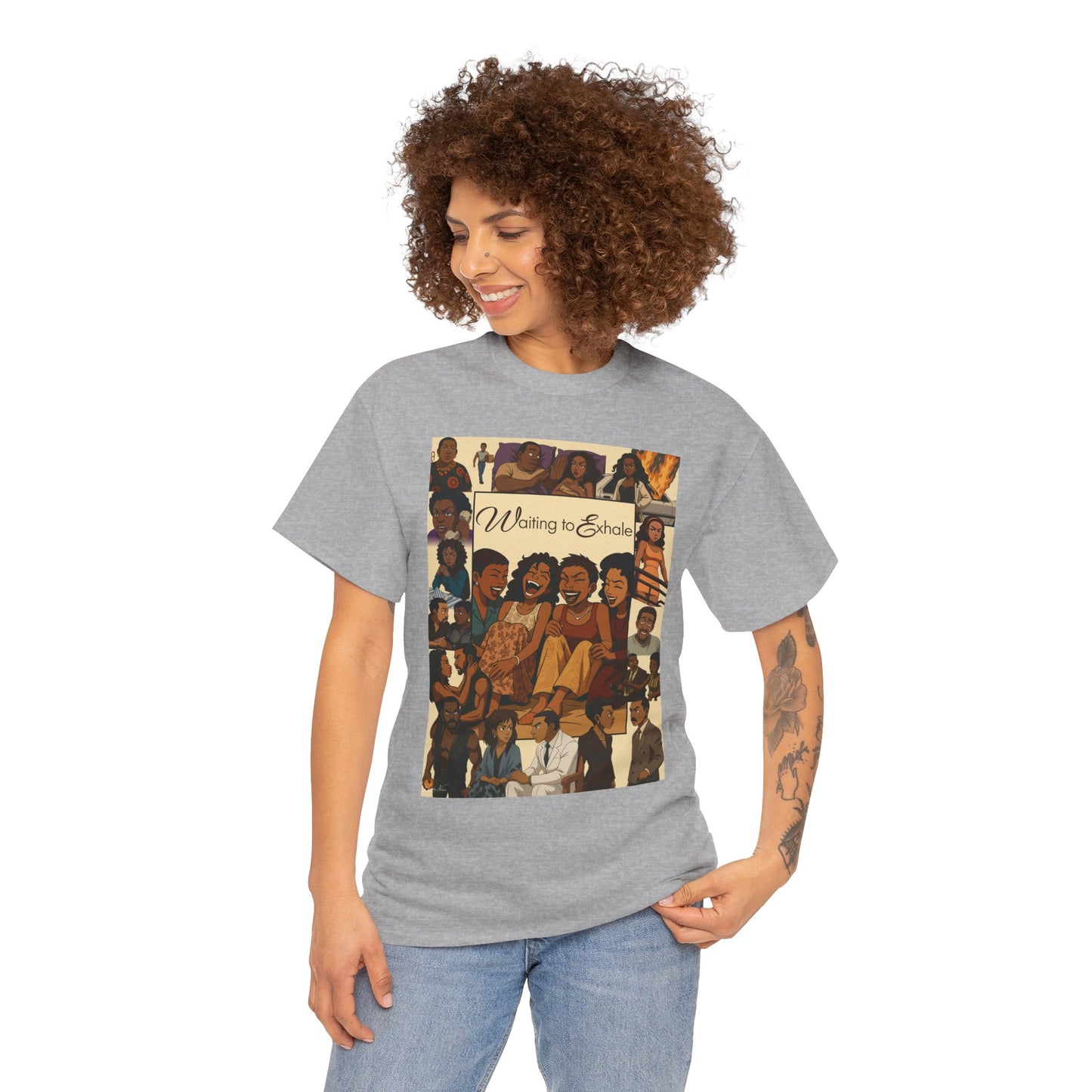 Waiting to Exhale Graphic Unisex Heavy Cotton Tee - Vintage Inspired Apparel for Movie Lovers