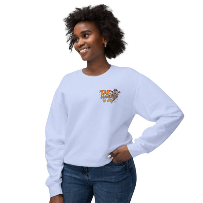 Taz Mania Crewneck Sweatshirt – Retro Cartoon Graphic Pullover
