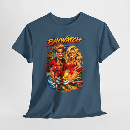 Baywatch Retro Beach T-Shirt — Vintage Lifeguard Graphic Tee
