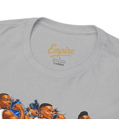 OKC Thunder Caricature Basketball T-Shirt — Team Players Graphic Tee