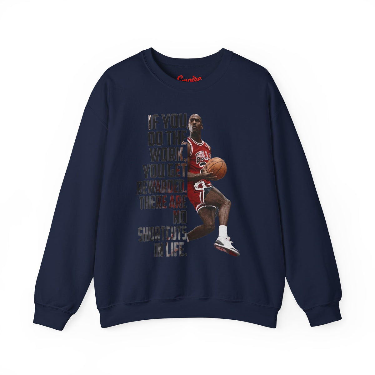 Motivational Basketball Quote Crewneck Sweatshirt