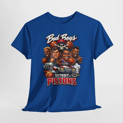Detroit Pistons "Bad Boys" T-Shirt — Vintage Basketball Team Tee