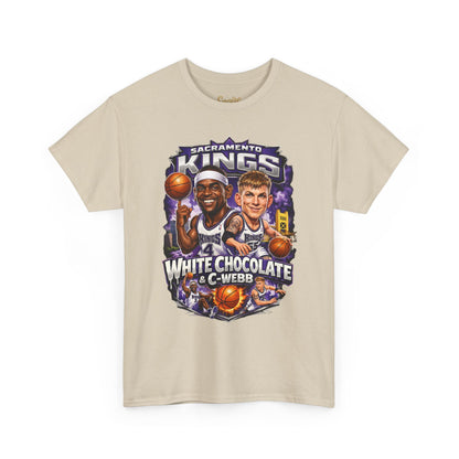 Sacramento Kings 'White Chocolate & C-Webb' Basketball Tee