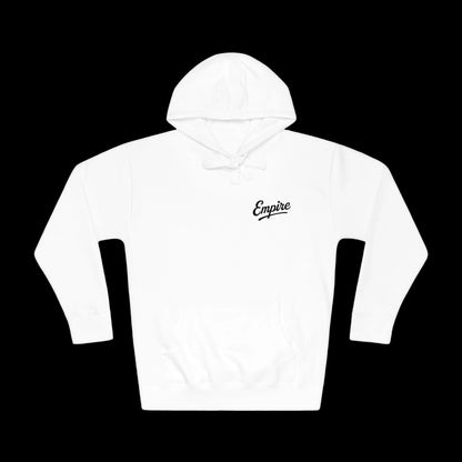 Empire Signature Embroidered Hoodie — Minimal Fleece with Black 'Empire' Logo