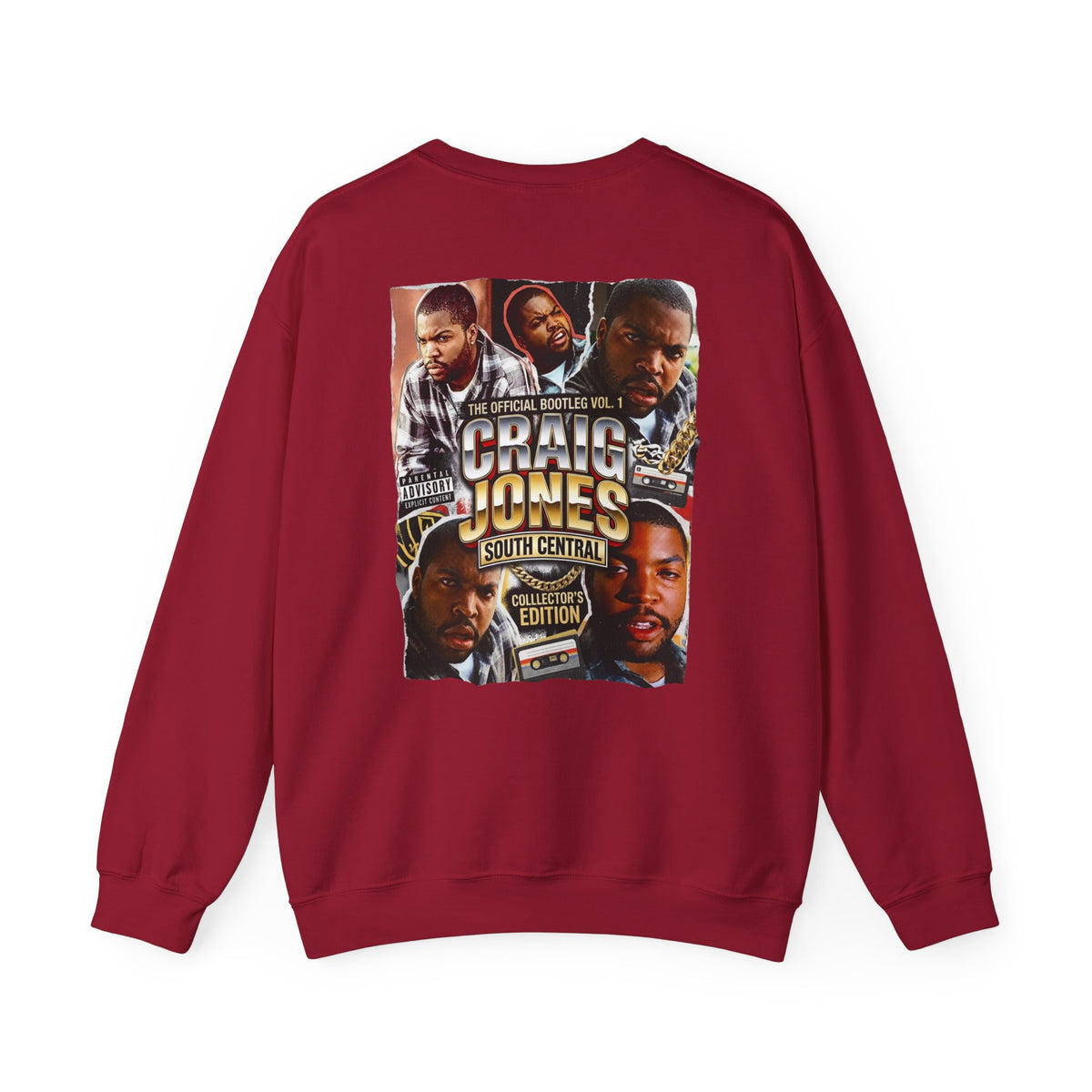 Craig Jones South Central Crewneck Sweatshirt — Retro Hip Hop Graphic Pullover