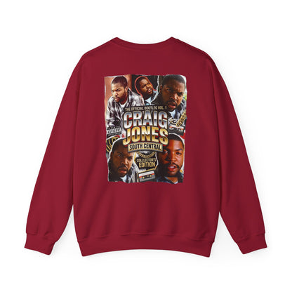 Craig Jones South Central Crewneck Sweatshirt — Retro Hip Hop Graphic Pullover