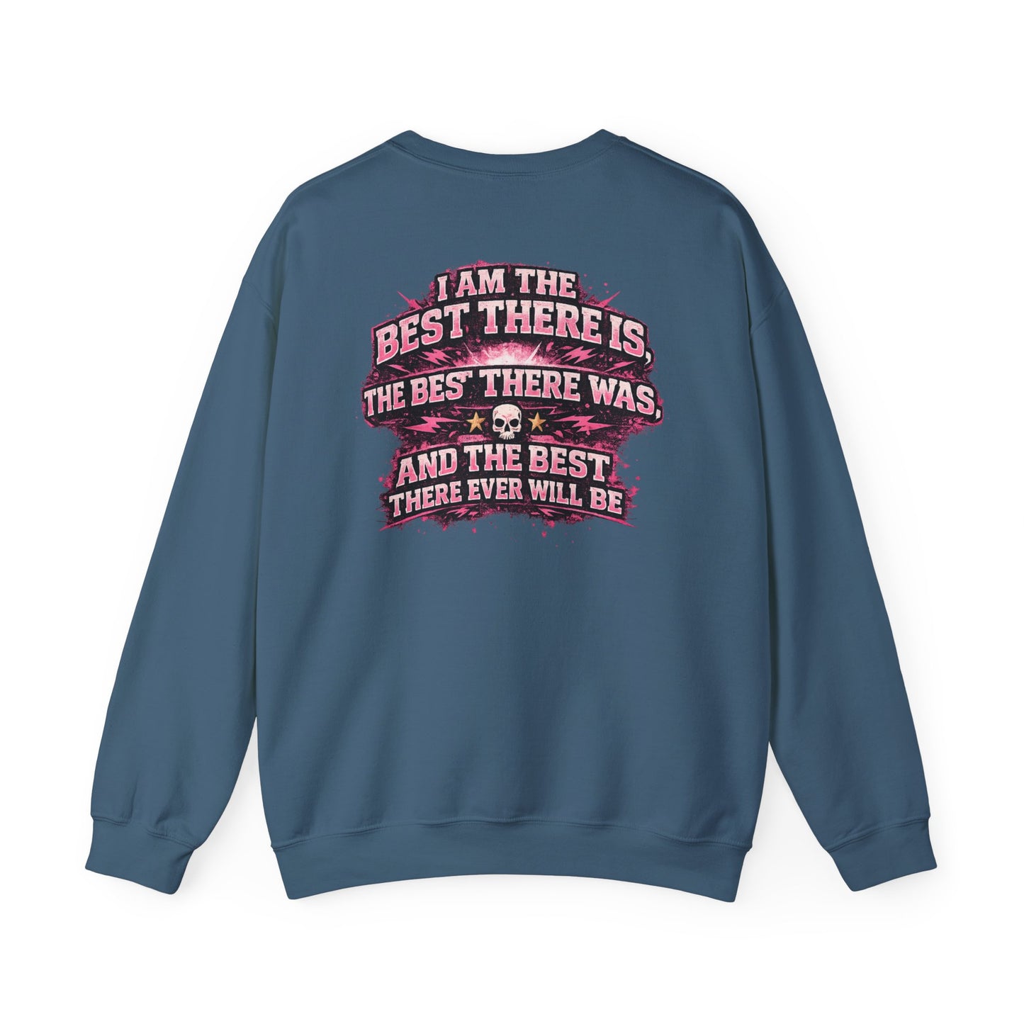 Bret Hart Crewneck Sweatshirt — "I Am The Best There Is" Retro Wrestling Pullover