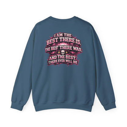Bret Hart Crewneck Sweatshirt — "I Am The Best There Is" Retro Wrestling Pullover