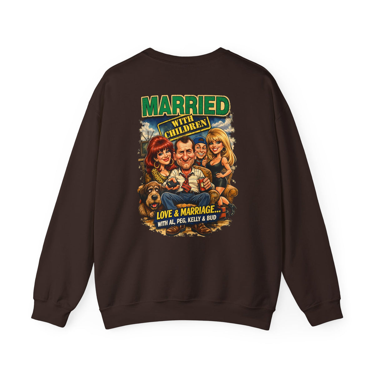 Married with Children Retro Crewneck Sweatshirt