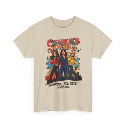 Charlie’s Angels Graphic Tee — Sabrina, Jill, Kelly Retro Movie Shirt