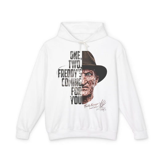 One, Two, Freddy’s Coming for You Horror Hoodie