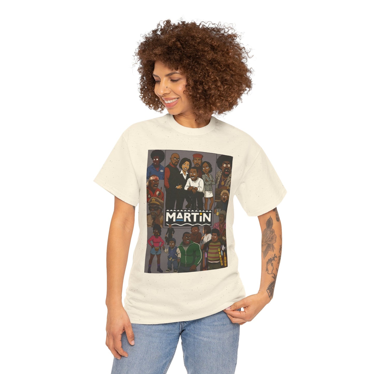 Vintage Martin T-Shirt - Unisex Heavy Cotton Tee for Nostalgic Fans