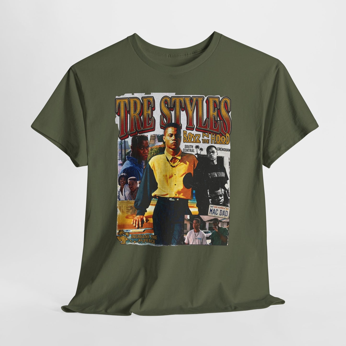 Tre Styles Graphic Tee — Vintage Collage T‑Shirt