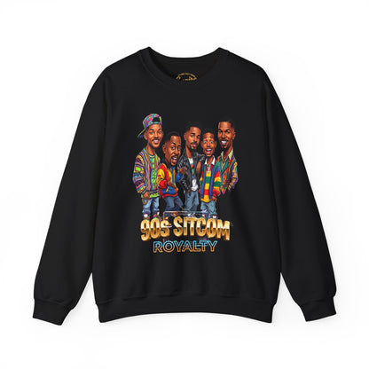 90s Sitcom Crewneck Sweatshirt - '90s Sitcom Royalty' Graphic Sweatshirt