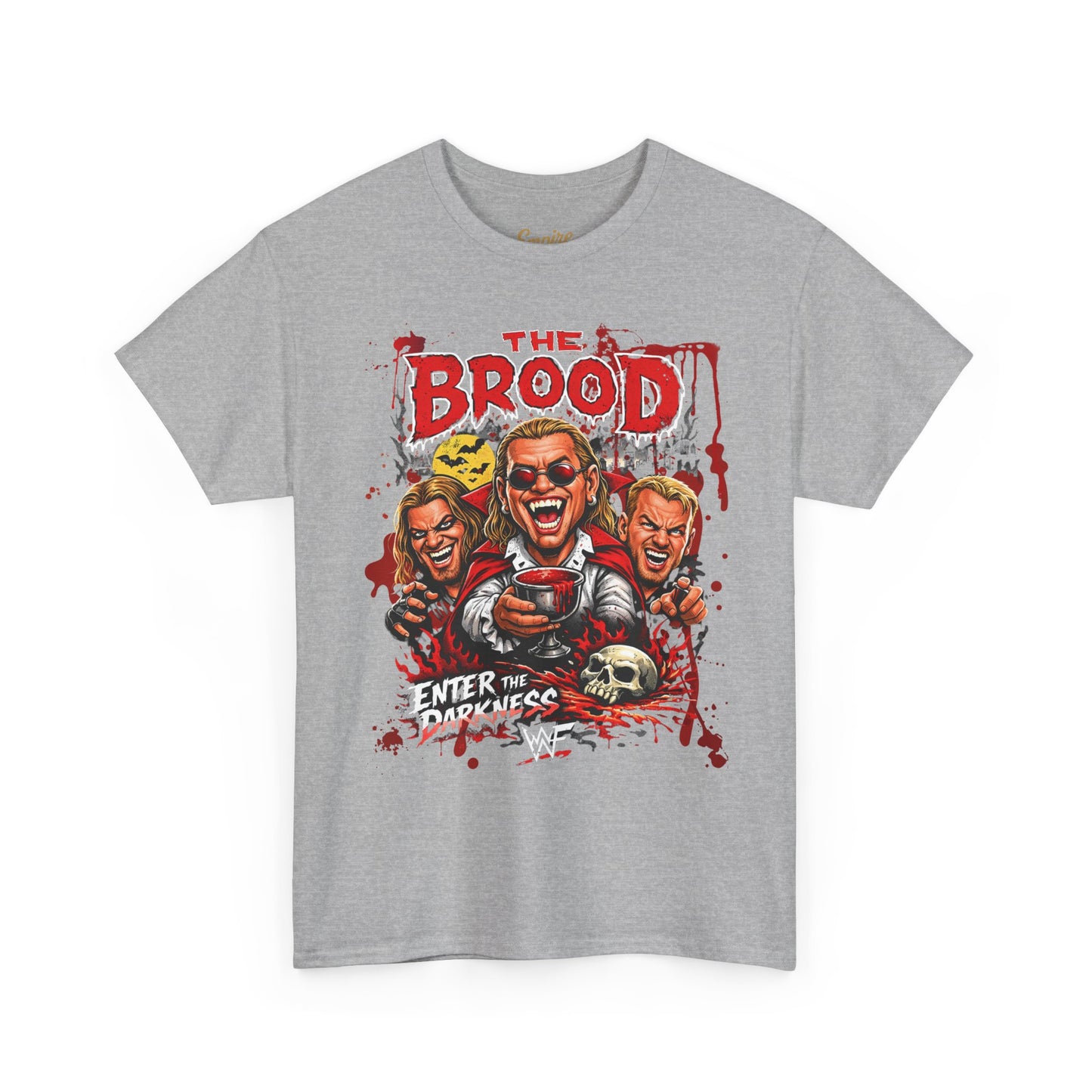The Brood Horror Band Tee — “Enter the Darkness” Graphic T-Shirt