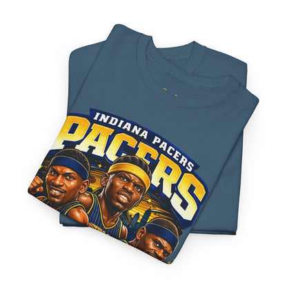Indiana Pacers Vintage Players Graphic Tee — "Pacers" O'Neal & Jackson Tribute