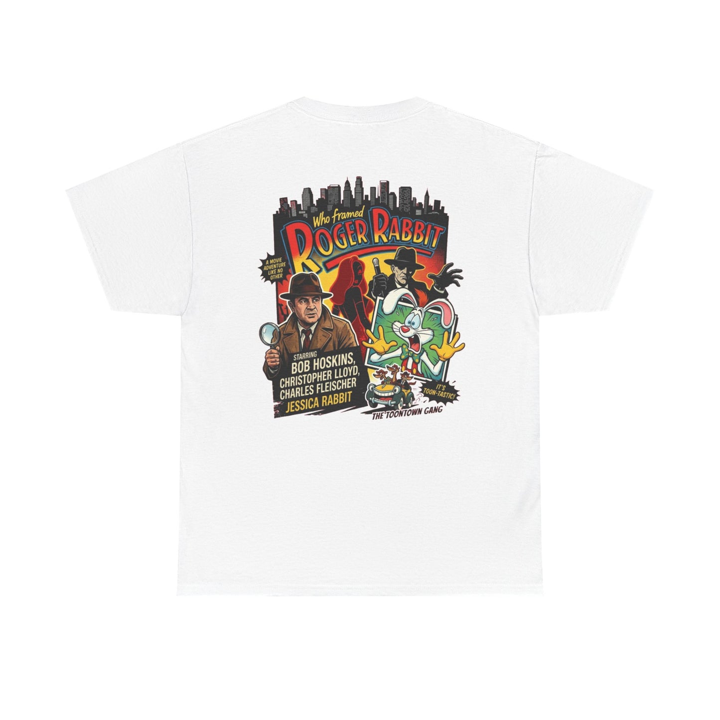 Who Framed Roger Rabbit Poster Tee — Retro Movie Graphic T-Shirt
