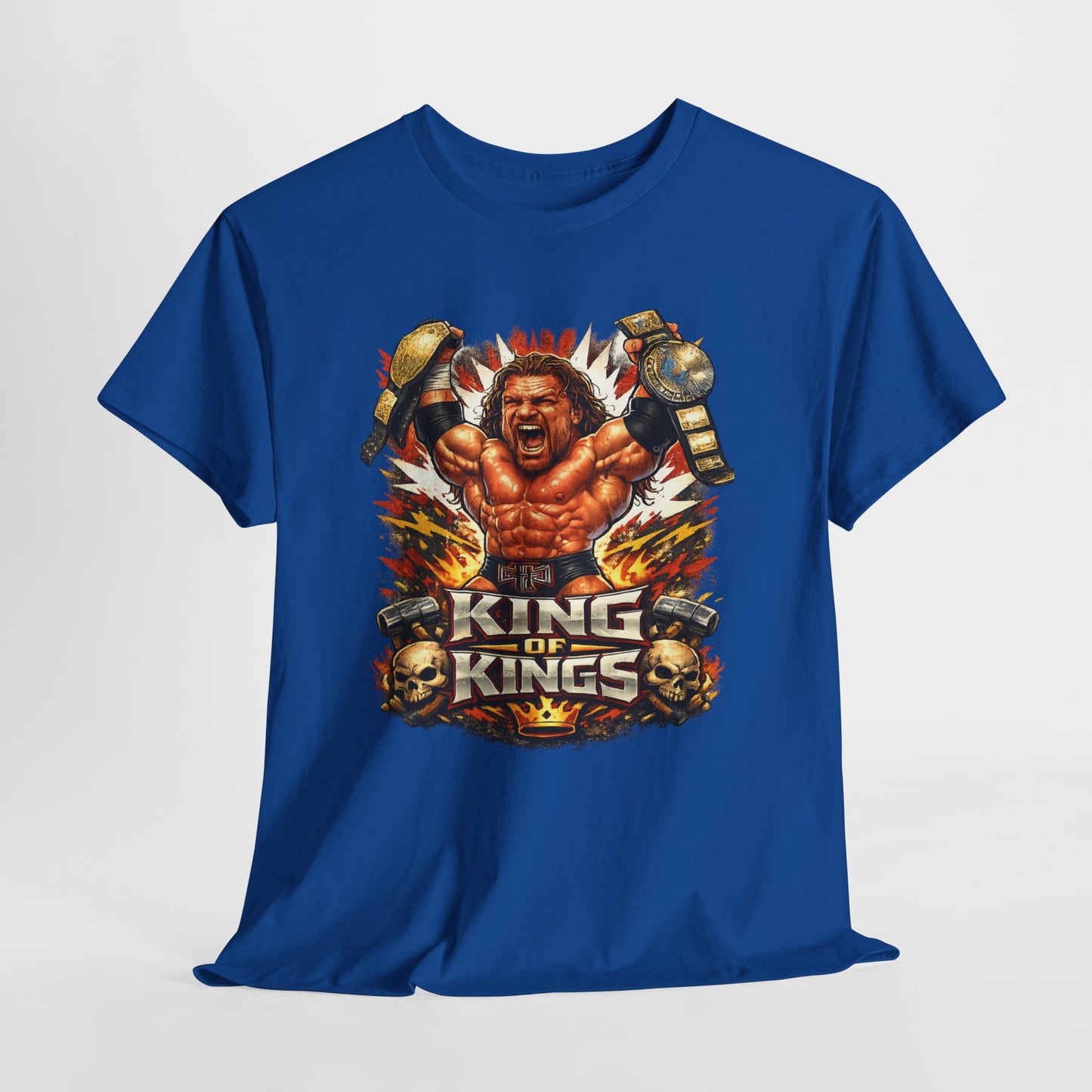 King of Kings Tee - Retro Wrestling Champion Graphic T-Shirt