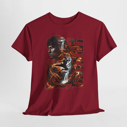 Dragon Portrait T‑Shirt — Li Xiaolong Martial Arts Tribute Tee
