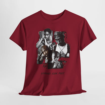 "Legend. Icon. Poet." Collage T-Shirt