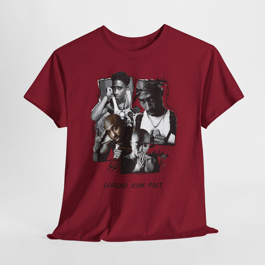 "Legend. Icon. Poet." Collage T-Shirt