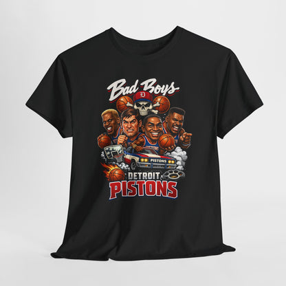 Detroit Pistons "Bad Boys" T-Shirt — Vintage Basketball Team Tee