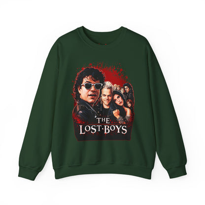 Lost Boys Crewneck Sweatshirt — Vintage Horror Movie Graphic (Welcome to Santa Carla)