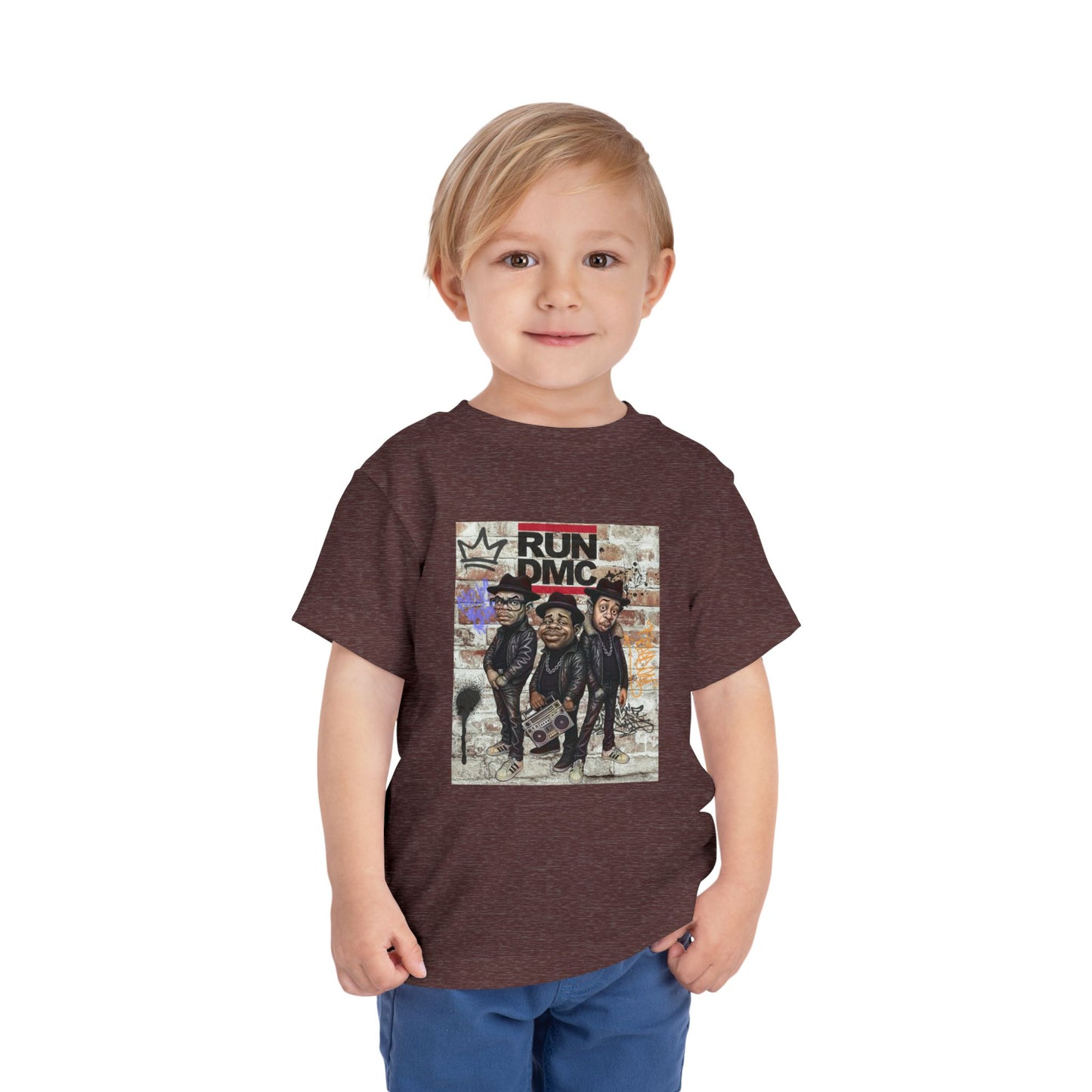 Toddler Short Sleeve Tee with Iconic Design, Hip-Hop Kids Shirt, Music Lover Gift, Birthday Outfit, Cool Toddler Apparel