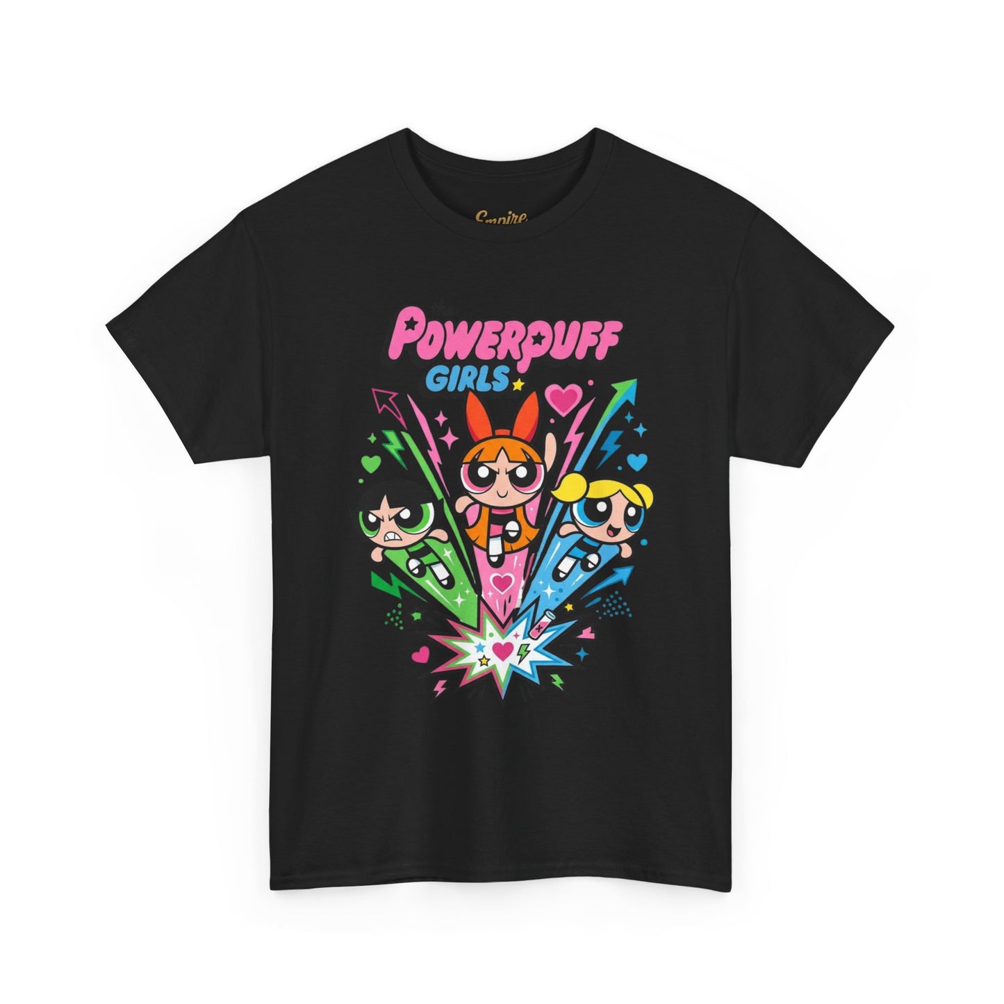Powerpuff Girls Graphic Tee — Retro Cartoon Team Shirt