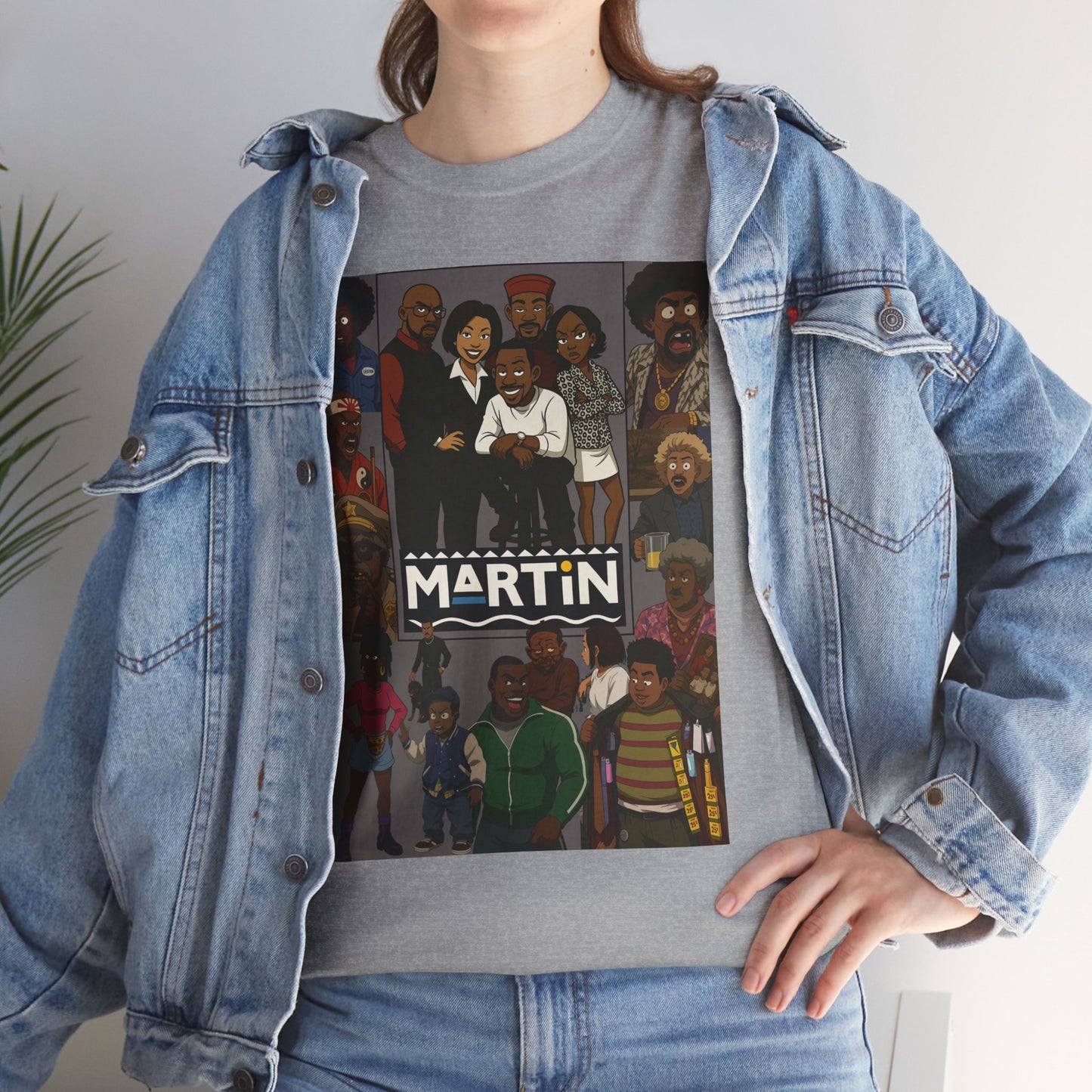 Vintage Martin T-Shirt - Unisex Heavy Cotton Tee for Nostalgic Fans