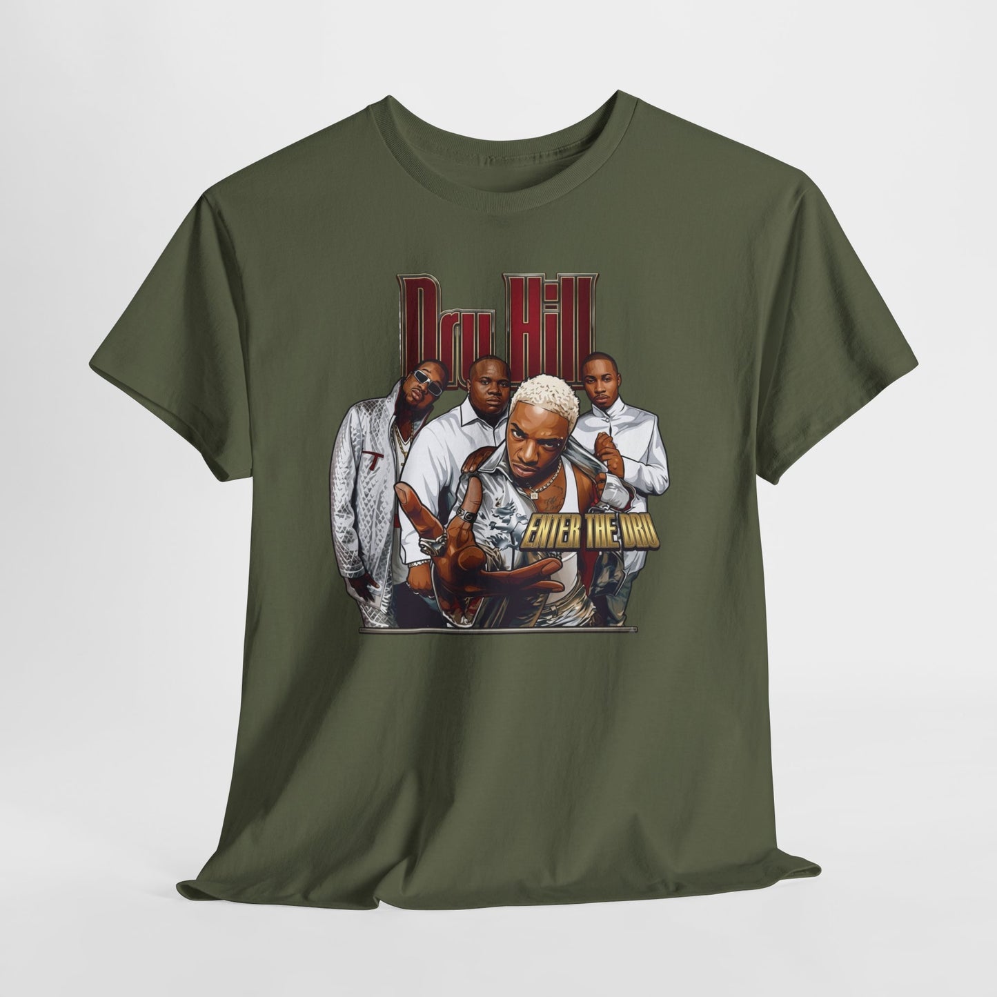 Dru Hill "Enter the Dru" Vintage Style Illustrated Graphic Tee