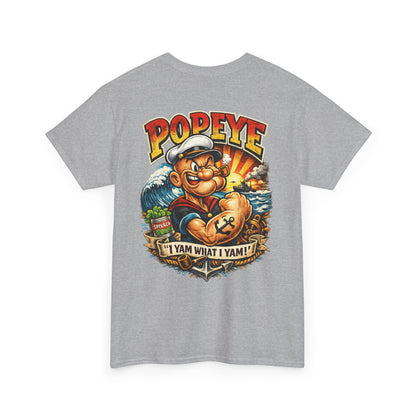 Popeye Graphic Tee — "I Yam What I Yam" Vintage Cartoon T-Shirt
