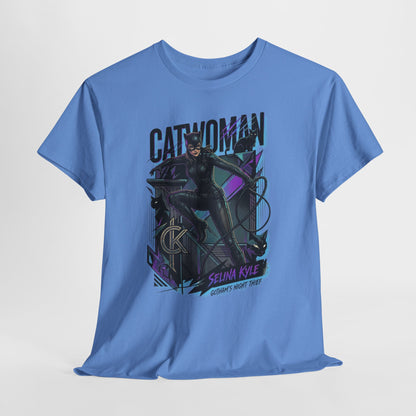 Catwoman Graphic Tee — Selina Kyle Comic Art T‑Shirt