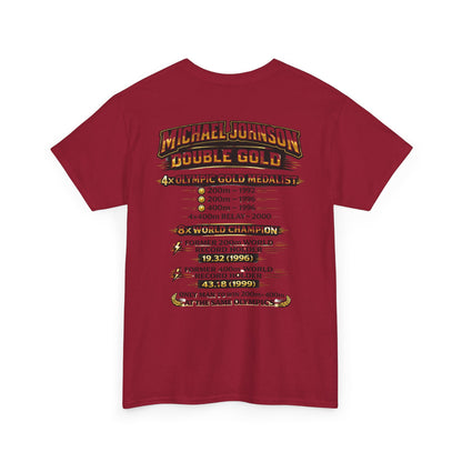 Michael Johnson 'Double Gold' Olympic Track Tribute Tee