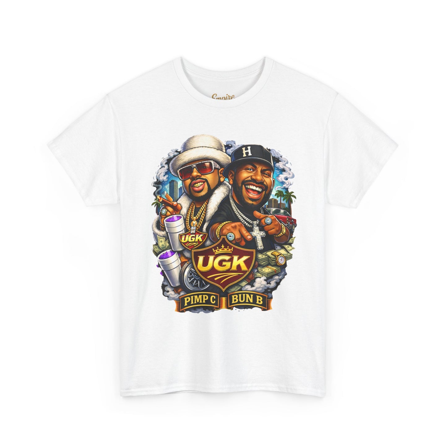 UGK Pimp & Bun B Graphic T-Shirt — Retro Hip Hop Tribute Tee