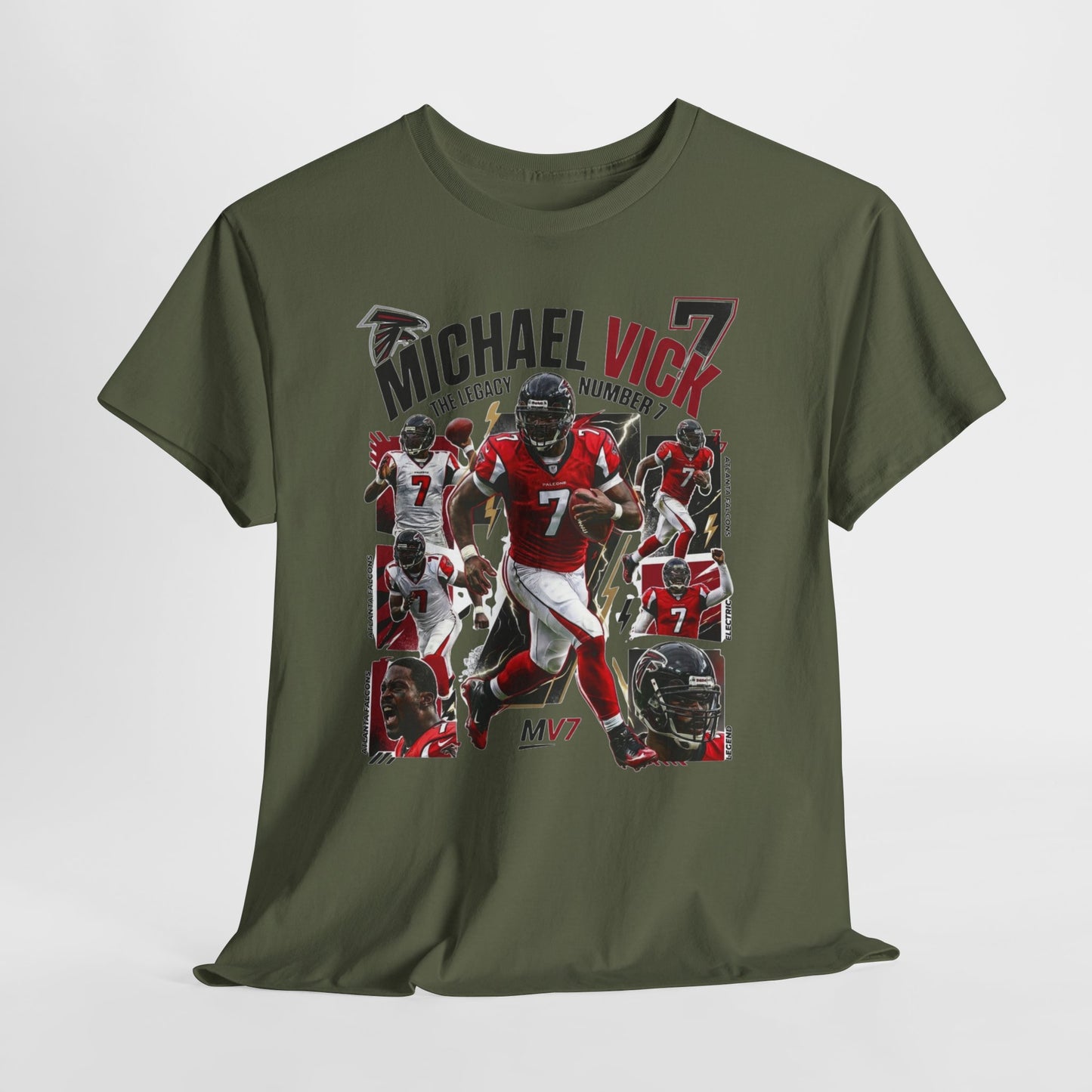 Legendary Number 7 Football Tee — Michael Vick Tribute Shirt