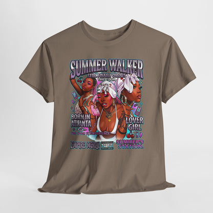 Summer Graphic Tee — "Born in Atlanta" Soulful R&B Tribute Shirt