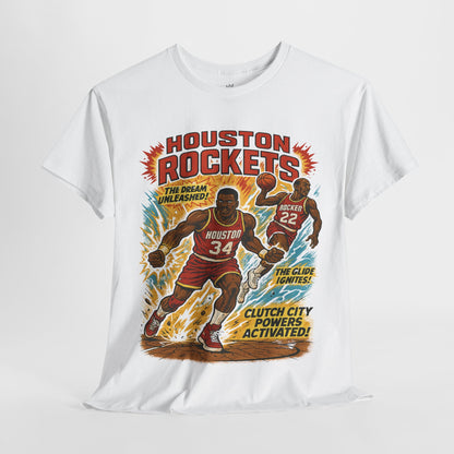 Houston Rockets Unisex Heavy Cotton Tee