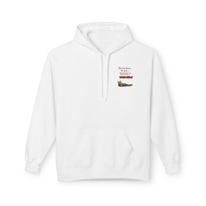 'Krustywise' Creepy Clown Design, "You’ll Float Too" Midweight Softstyle Fleece Hoodie