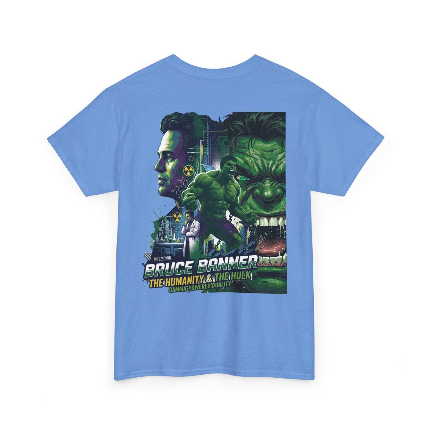 Hulk Graphic Tee — Bruce Banner Movie Poster Back Print