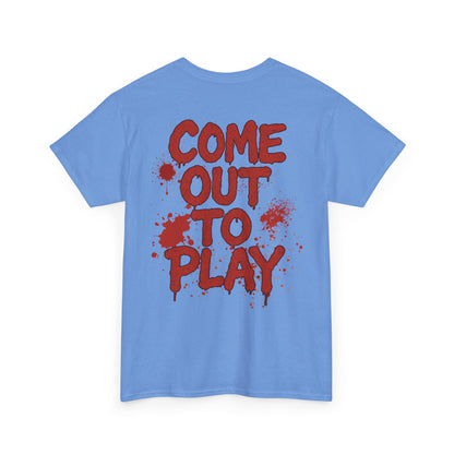 The Warriors Graphic Tee — “Come Out to Play” Retro Movie Shirt