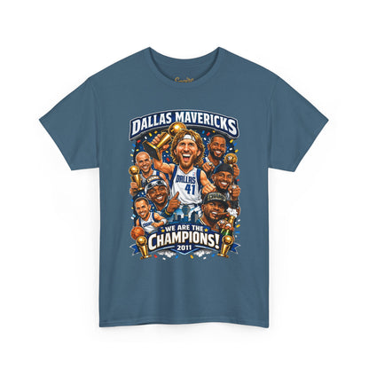 Dallas Mavericks Champions Tee – “We Are The Champions” Basketball Fan Shirt