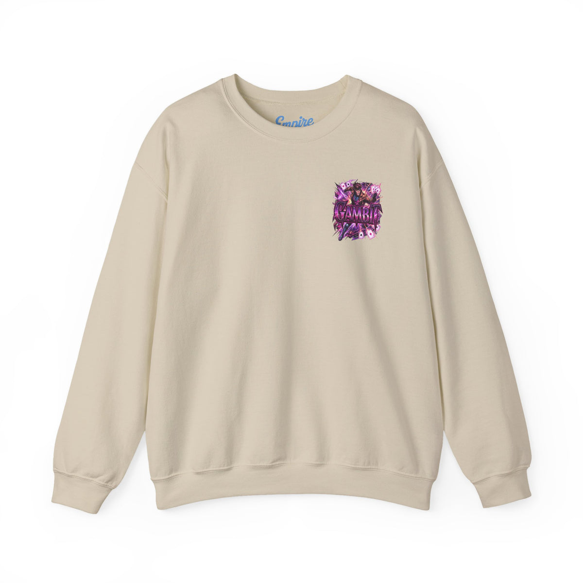 Gambit Inspired Crewneck Sweatshirt — Gambit X Men Graphic