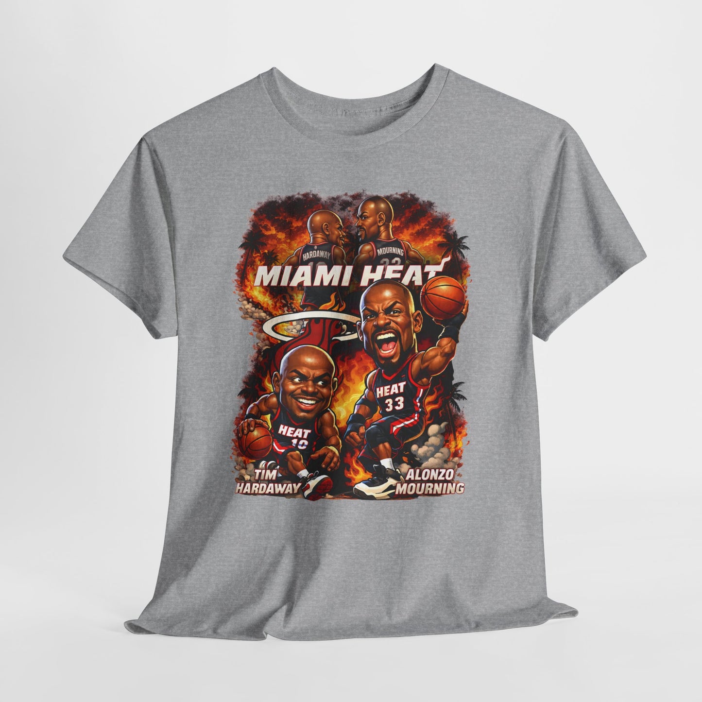 Miami Heat Retro Players Graphic Tee — Vintage Basketball Fan Shirt