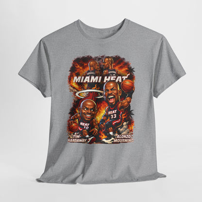 Miami Heat Retro Players Graphic Tee — Vintage Basketball Fan Shirt